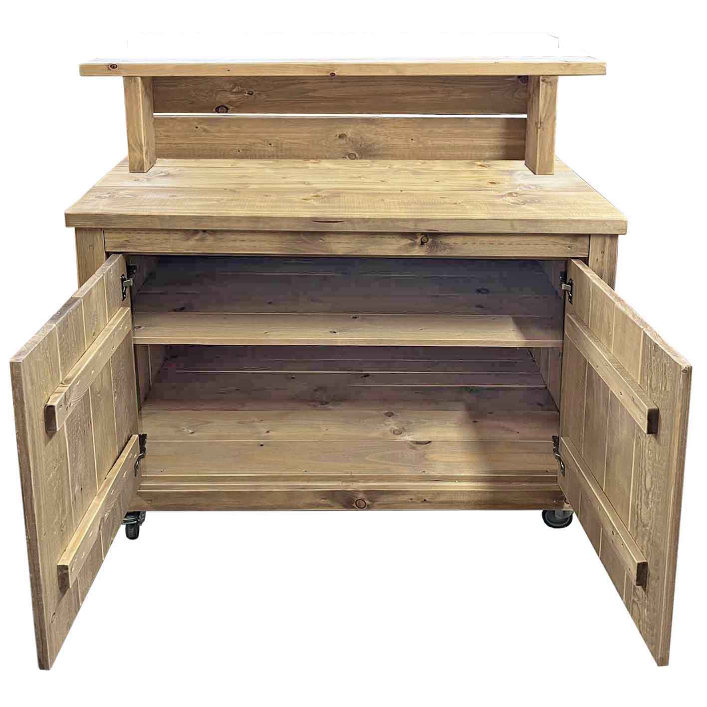 Bauholz Style: Grilltisch - Outdoorküche - Bar - Tresen - "PERTHONE WOOD-ONE"