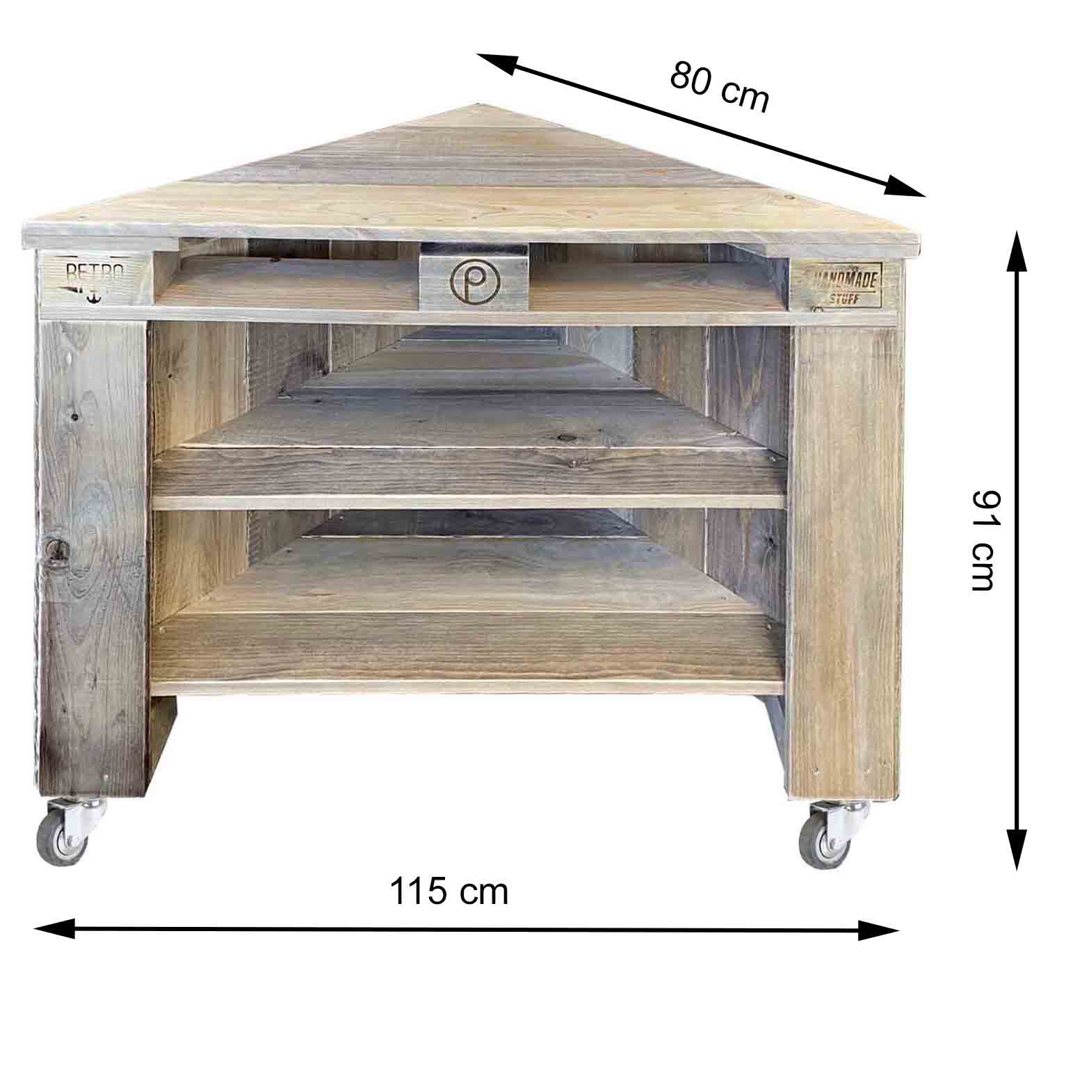 Palettenmöbel Grilltisch Eckmodul "PERTHONE" Corner