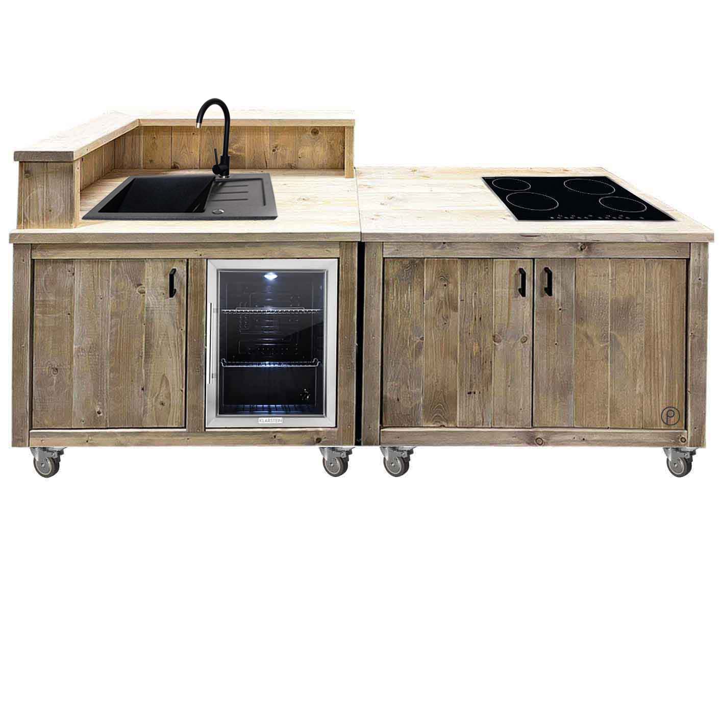 Bauholz Style: Grilltisch - Outdoorküche  "PERTHONE KITCHEN - WOOD-L"