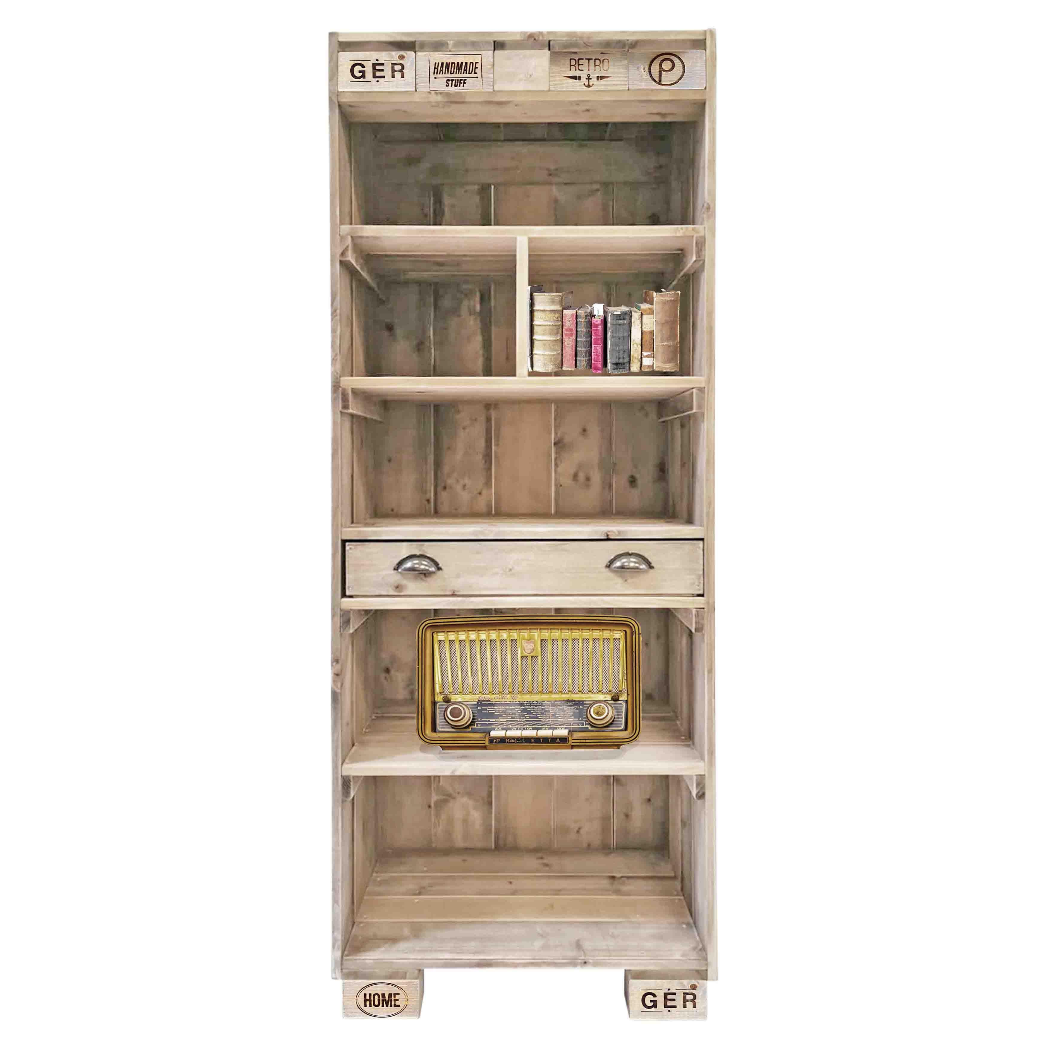 Palettenmöbel: Großer Hochschrank  "AINALOA" -LED Palettenmöbel: Großer Hochschrank  "AINALOA" -LED