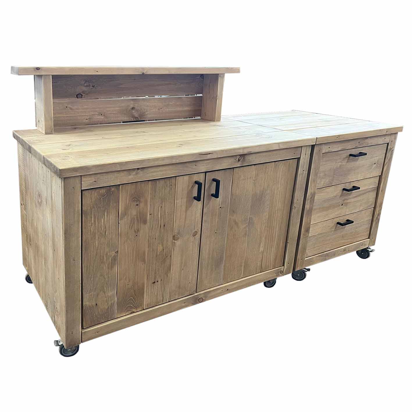 Bauholz Style: Grilltisch - Outdoorküche - Bar - Tresen - "PERTHONE WOOD-TWO TOP"