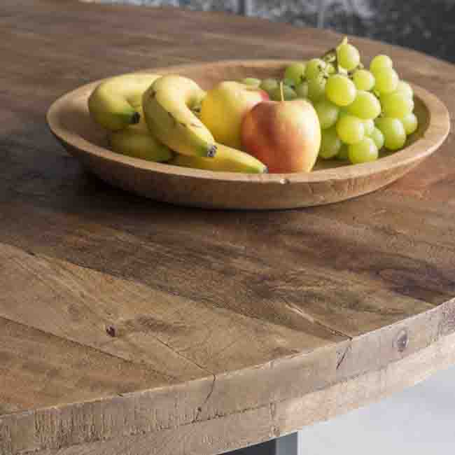 Runder Esstisch, Küchentisch Mango-Holz "TARIFA"