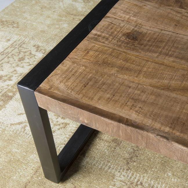 Couchtisch - Beistelltisch Mango-Holz "TINDAVA" 60 x 60