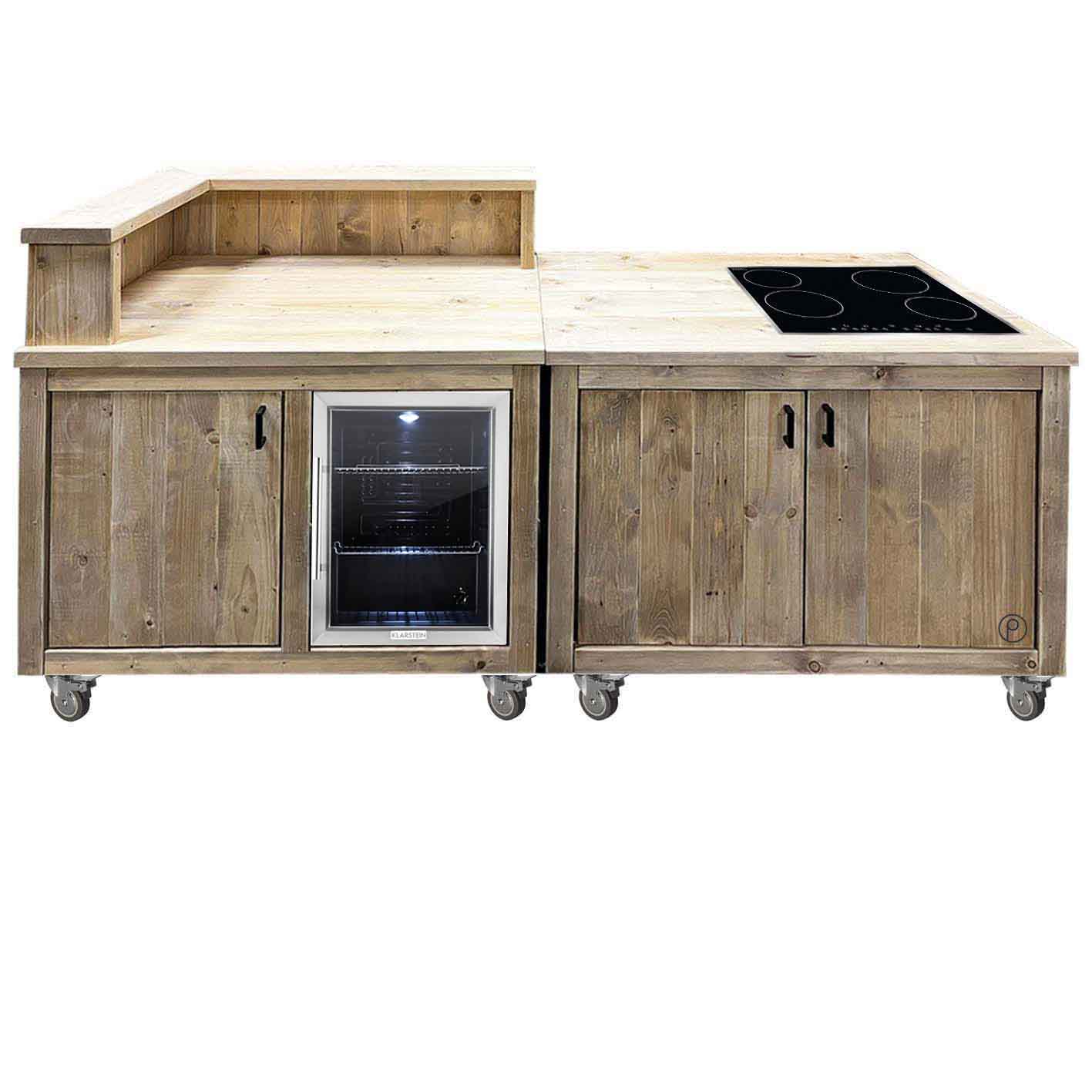 Bauholz Style: Grilltisch - Outdoorküche  "PERTHONE KITCHEN - WOOD-L"