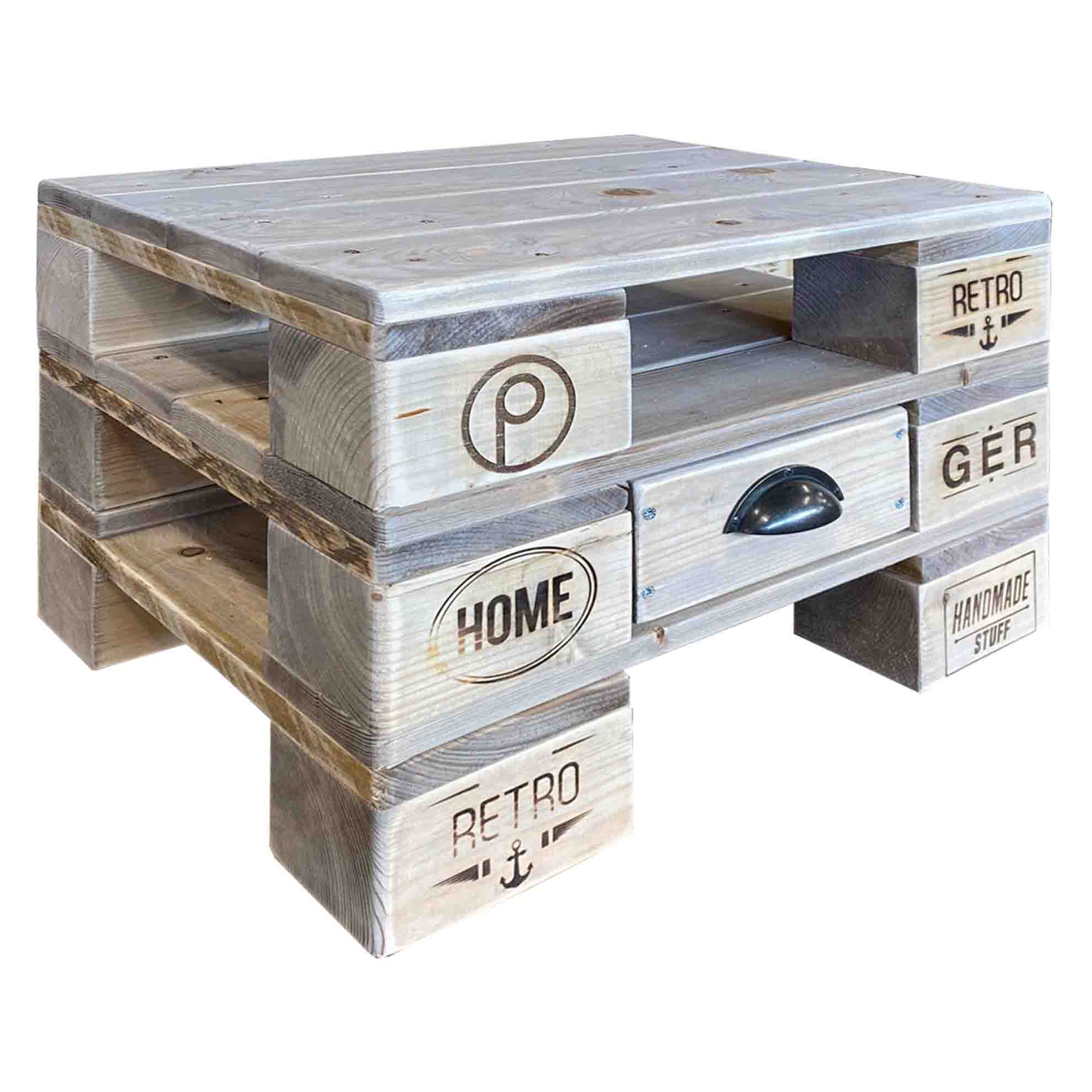 Beistelltisch-Couchtisch-aus Paletten-Palettenmöbel