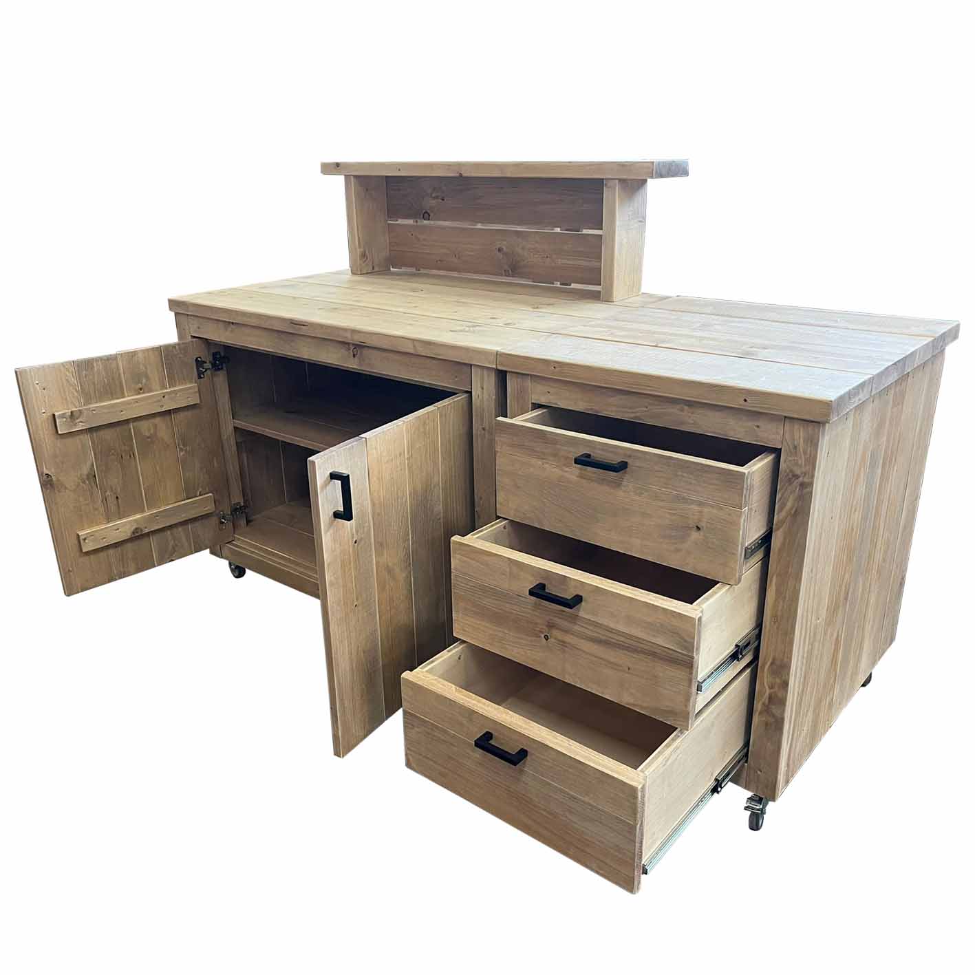 Bauholz Style: Grilltisch - Outdoorküche - Bar - Tresen - "PERTHONE WOOD-TWO TOP"