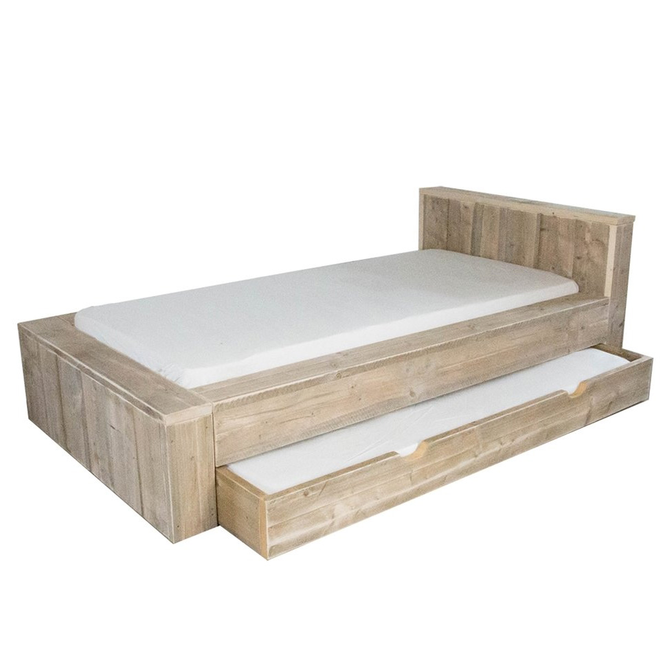 Bauholz - Gerüstholz - Bett - Einzel oder Doppel "ANCONA"