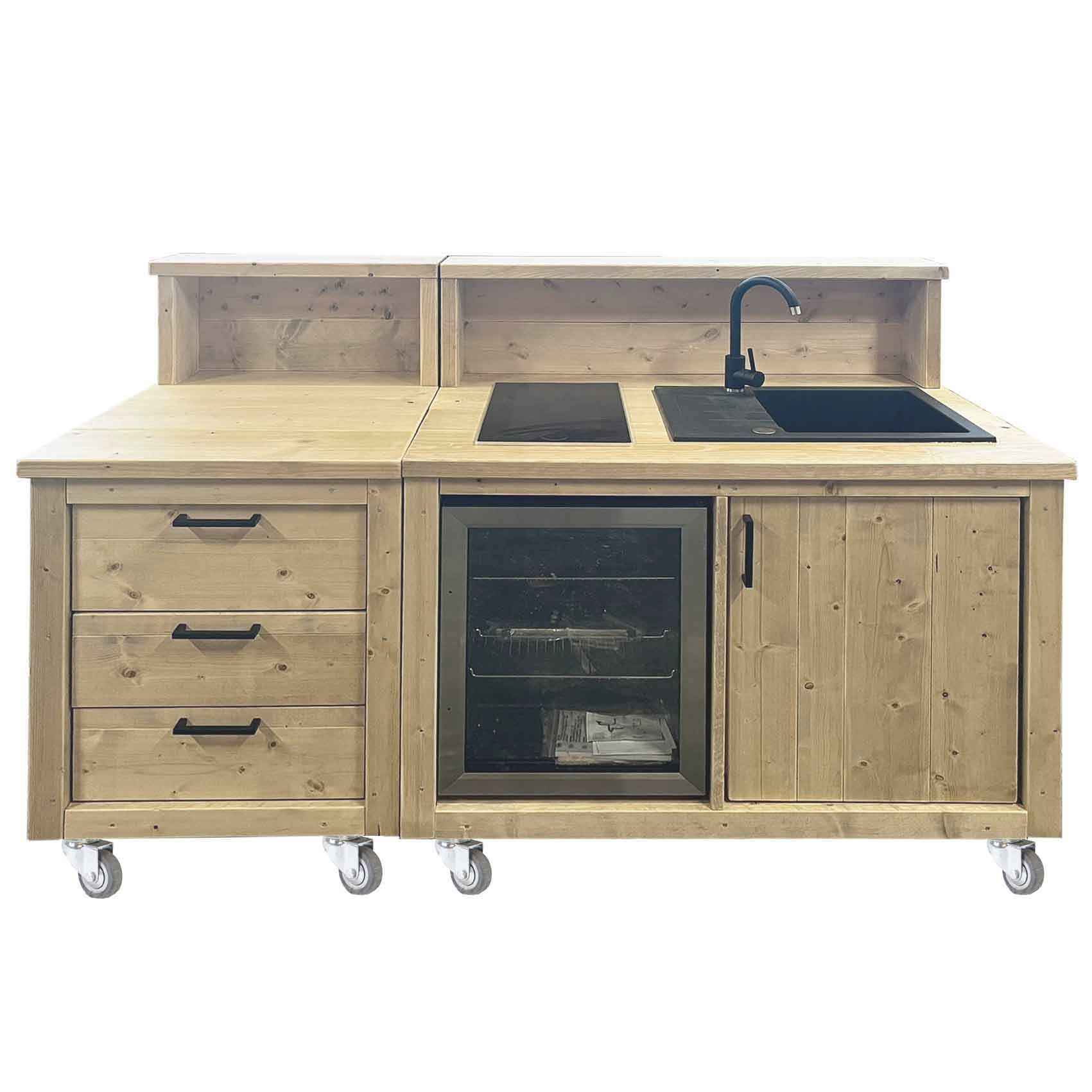 Bauholz Style: Grilltisch - Outdoorküche - Bar - Tresen - "PERTHONE KITCHEN WOOD-Top 2