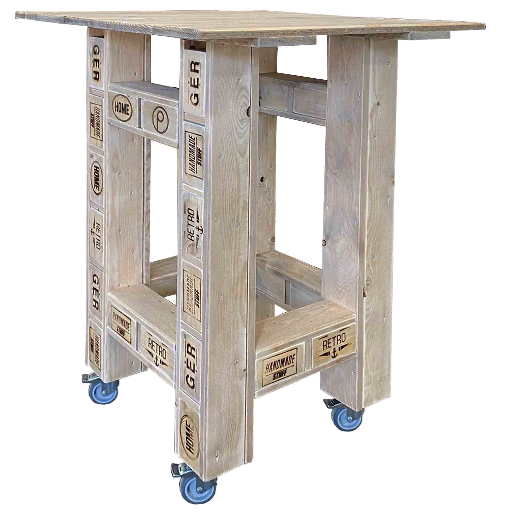 Palettenmöbel Stehtisch - Hochtisch "MADAGASKAR" Palettenmöbel Stehtisch - Hochtisch "MADAGASKAR"