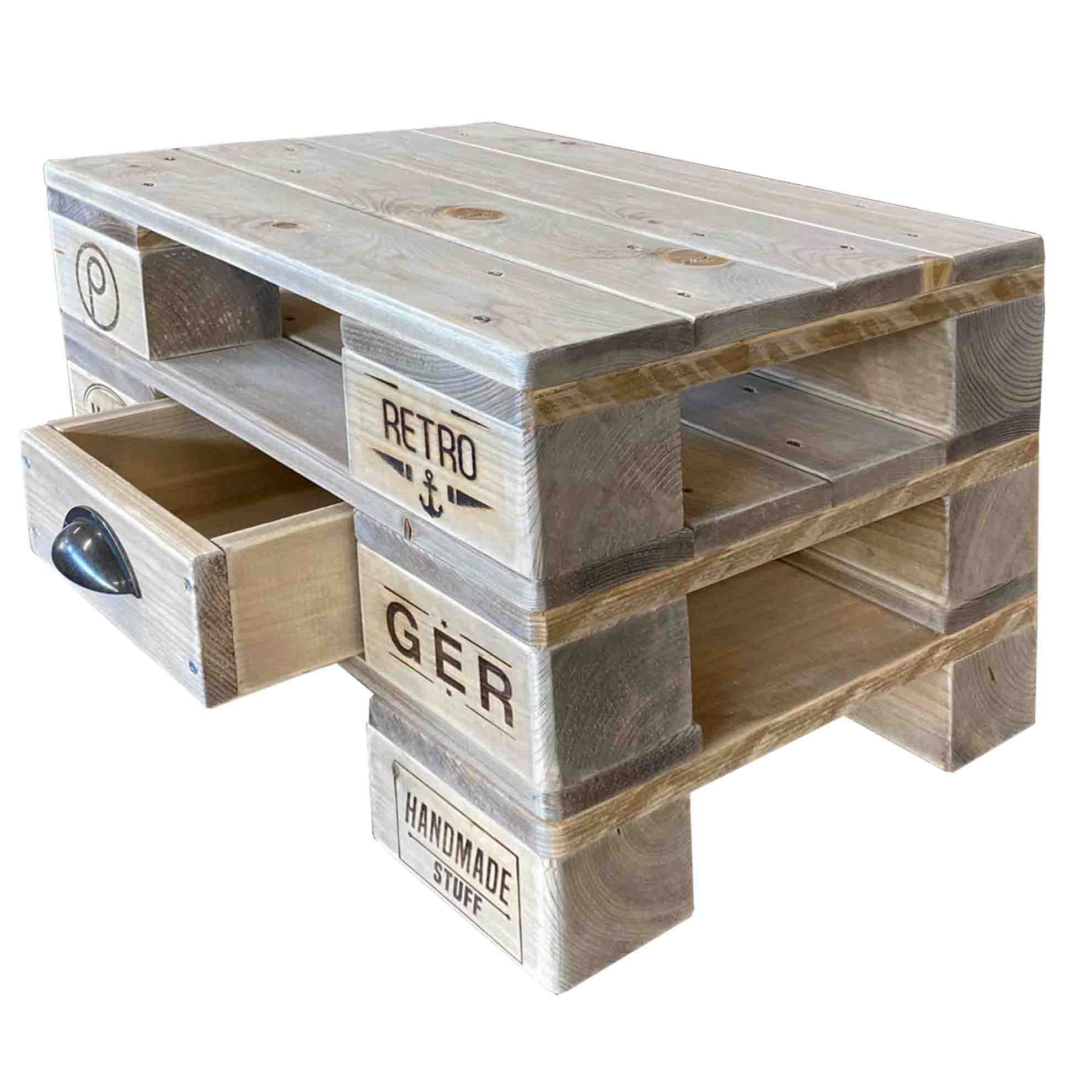 Beistelltisch-Couchtisch-aus Paletten-Palettenmöbel
