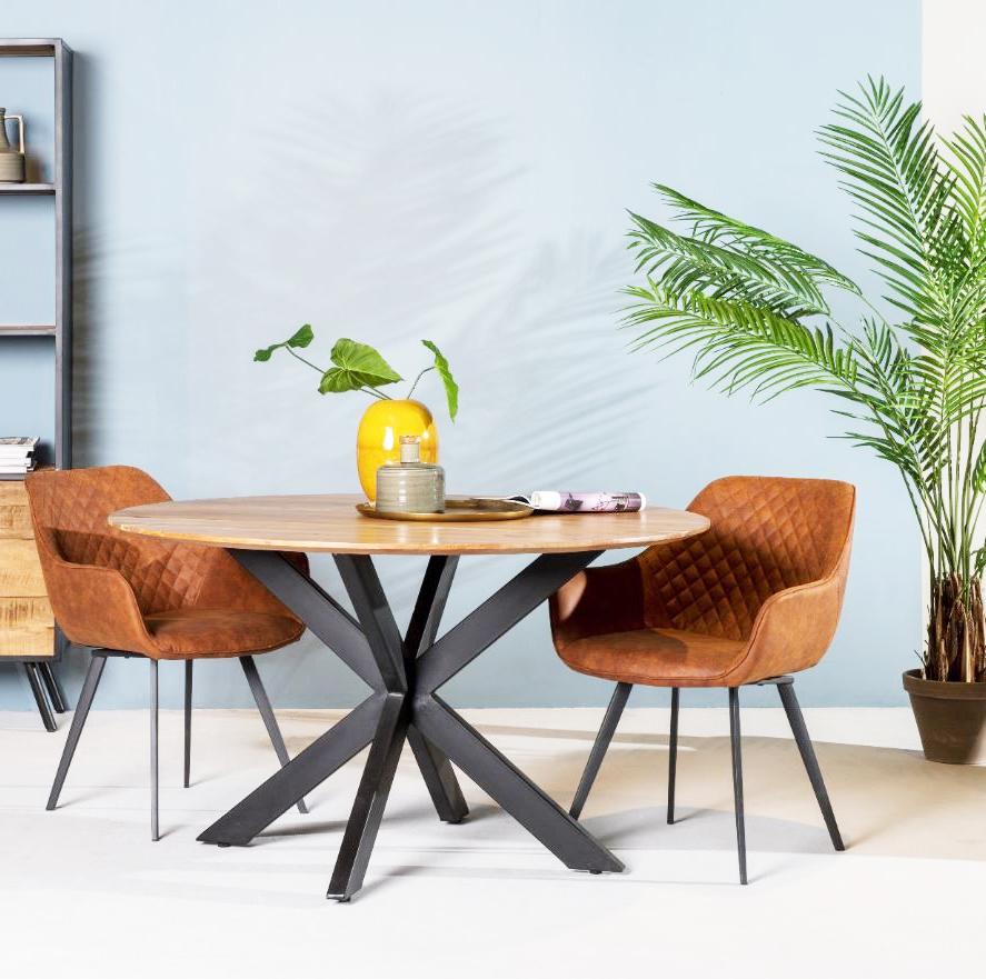 Esstisch rund Akazien Holz "DAVAO"