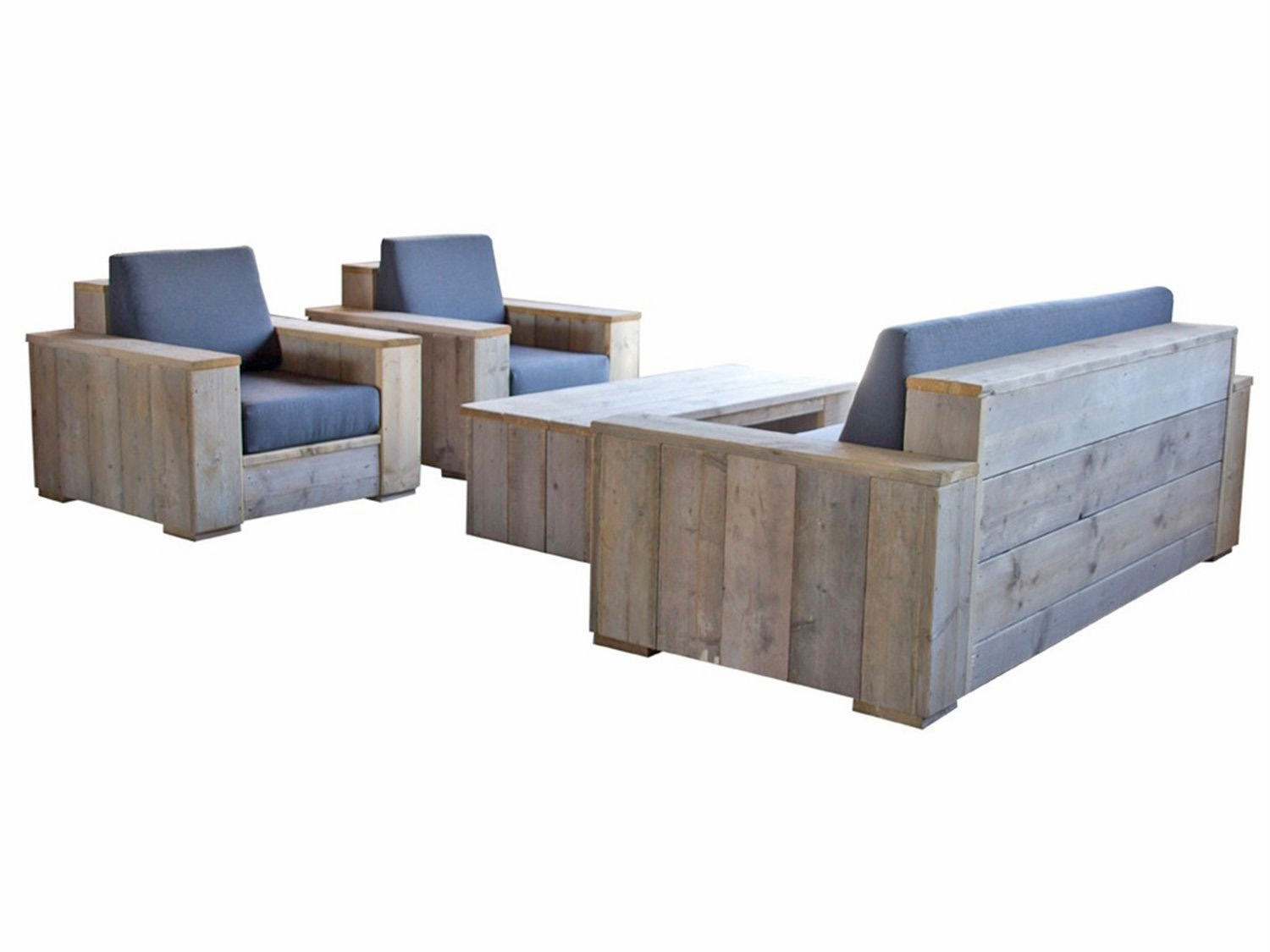 Bauholz Luxus Lounge-Set XXL "COSTA CALMA" Bauholz Luxus Lounge-Set XXL "COSTA CALMA"