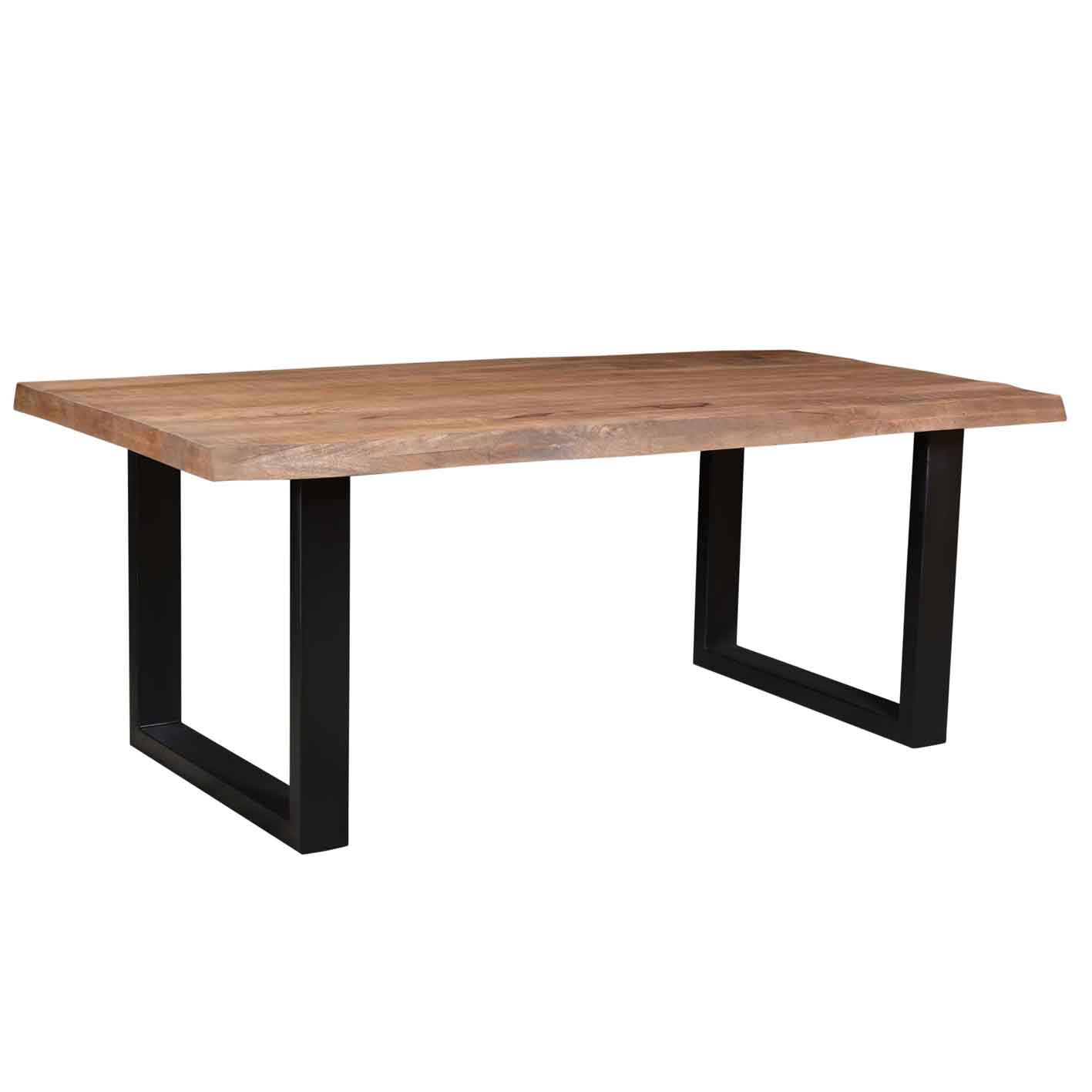 Esstisch Mango Holz mit Baumkante "SANTANA" 180 - 240 cm