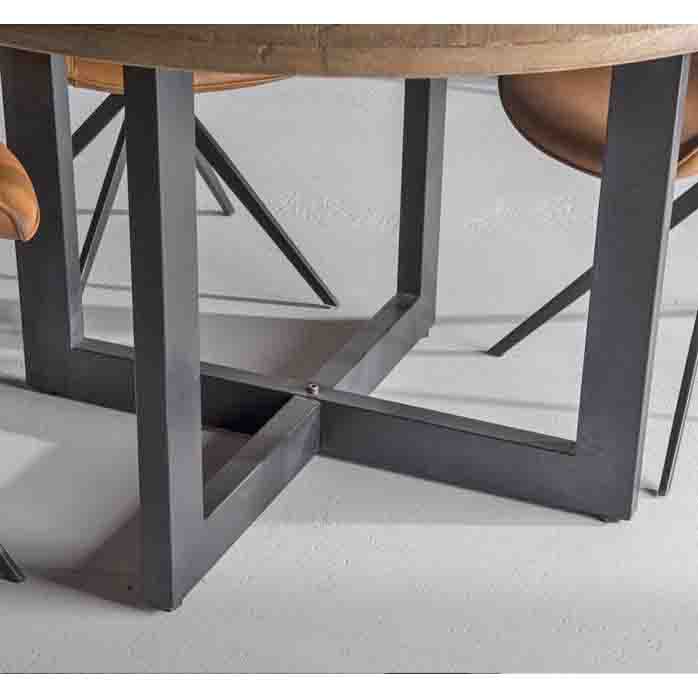 Runder Esstisch, Küchentisch Mango-Holz "TARIFA"