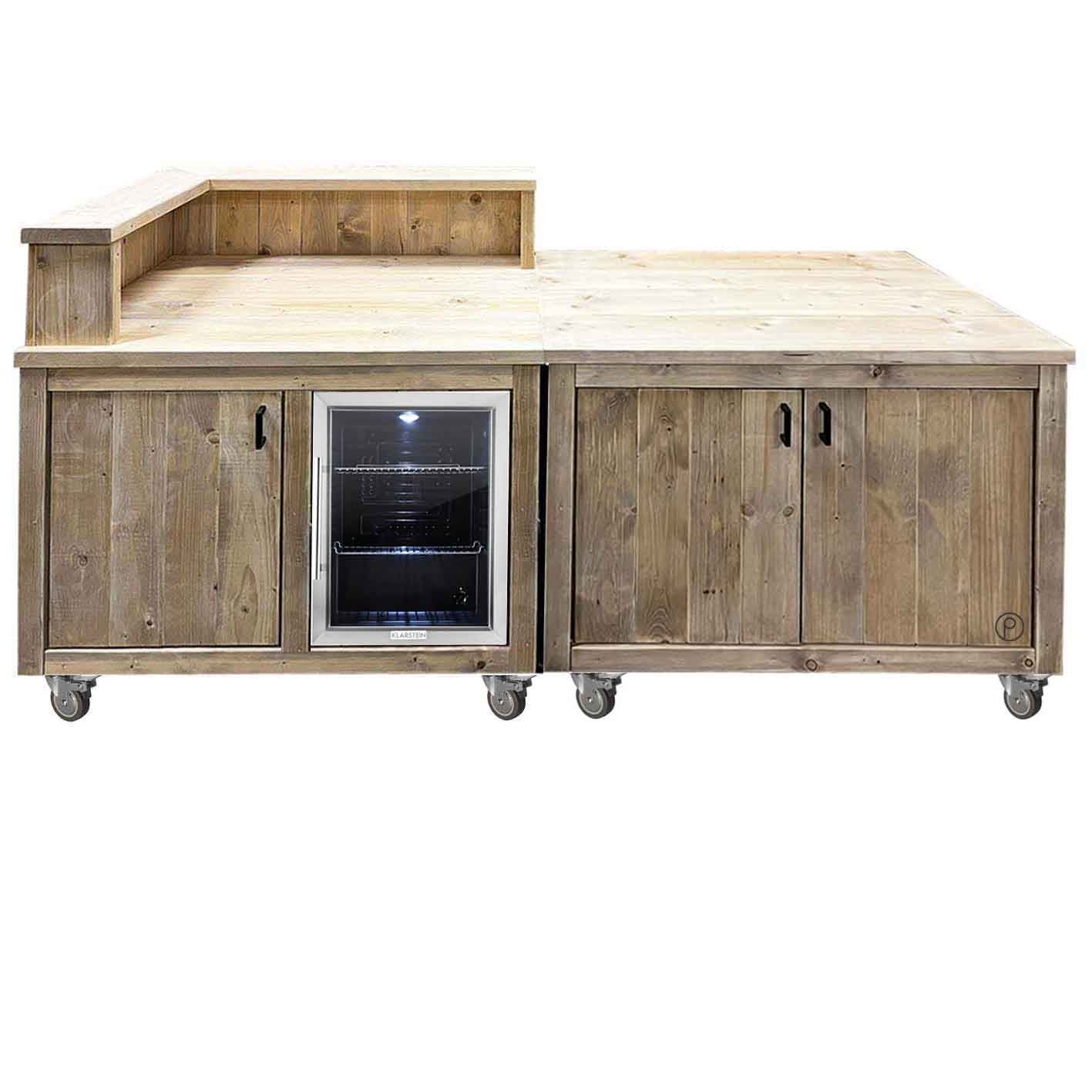 Bauholz Style: Grilltisch - Outdoorküche "PERTHONE KITCHEN - WOOD-L"
