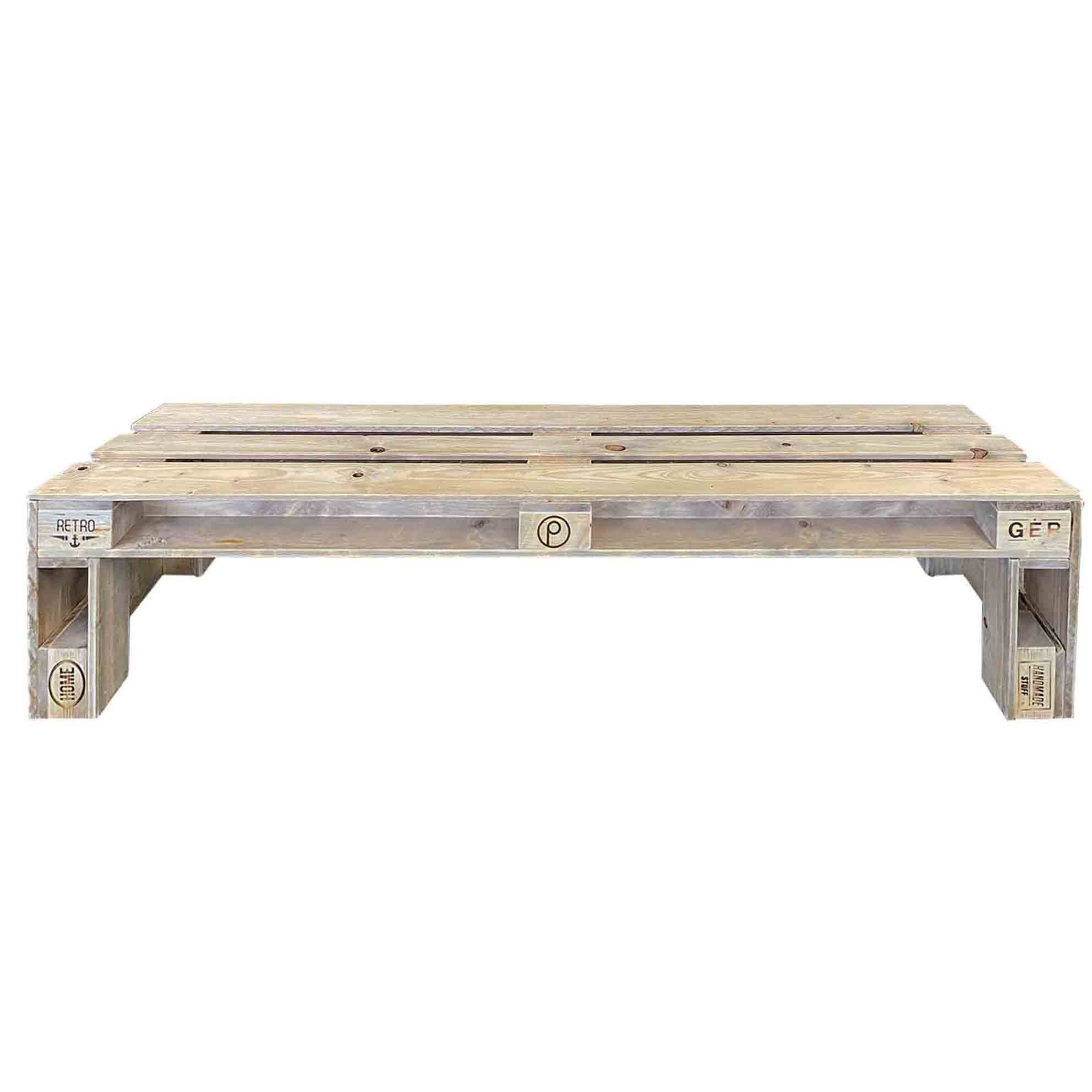 Palettenmöbel Sitzbank "PORTOFINO" 120 - 200 cm