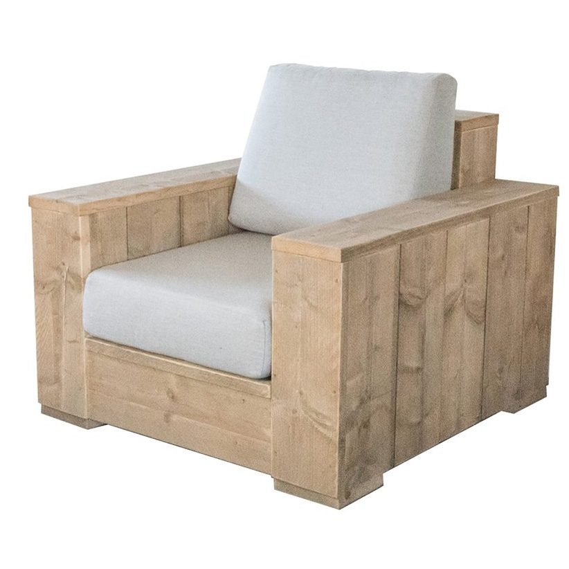 Bauholz - Lounge / Garten Sessel XXL  "COSTA CALMA"