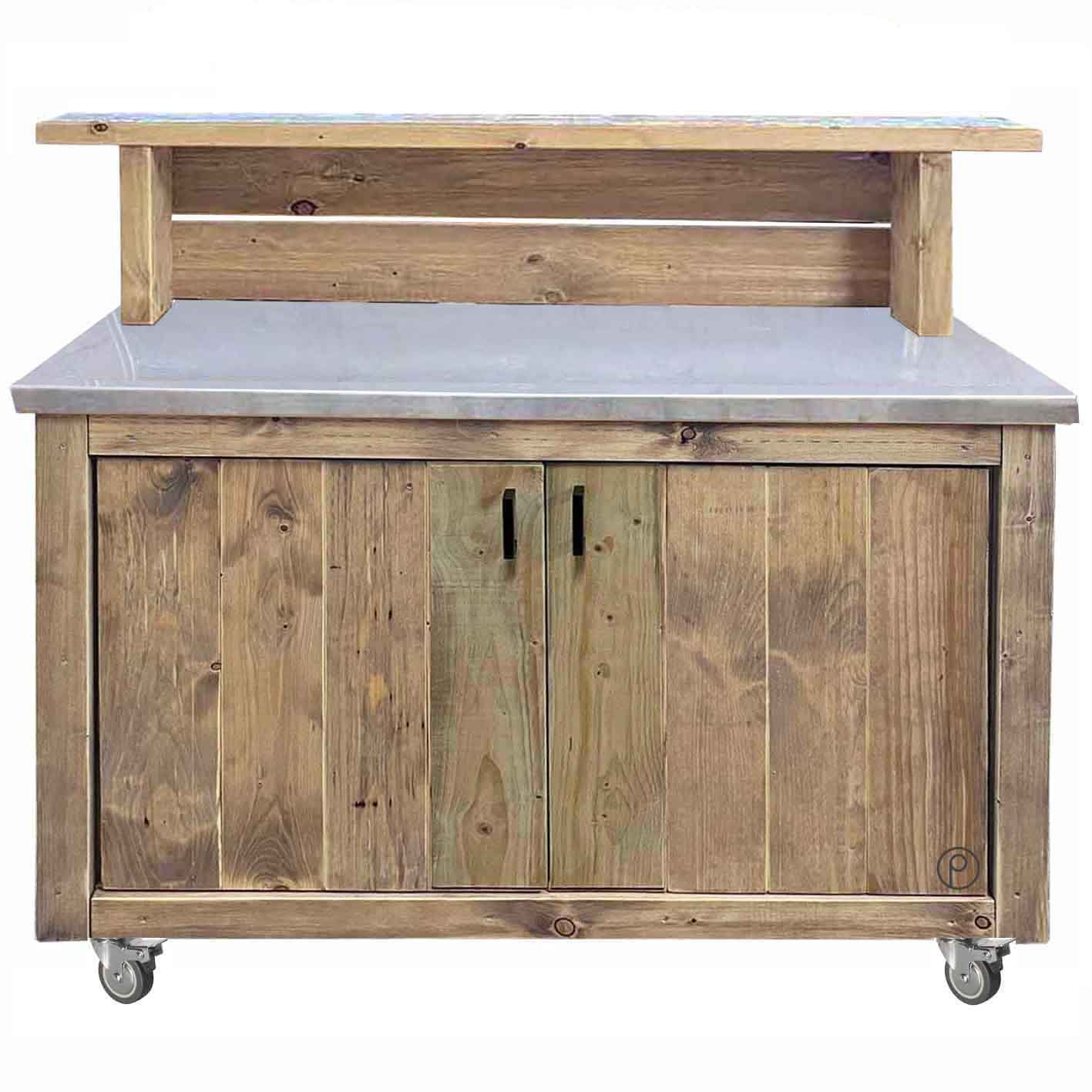 Bauholz Style: Grilltisch - Outdoorküche - Bar - Tresen - "PERTHONE WOOD-TWO TOP"