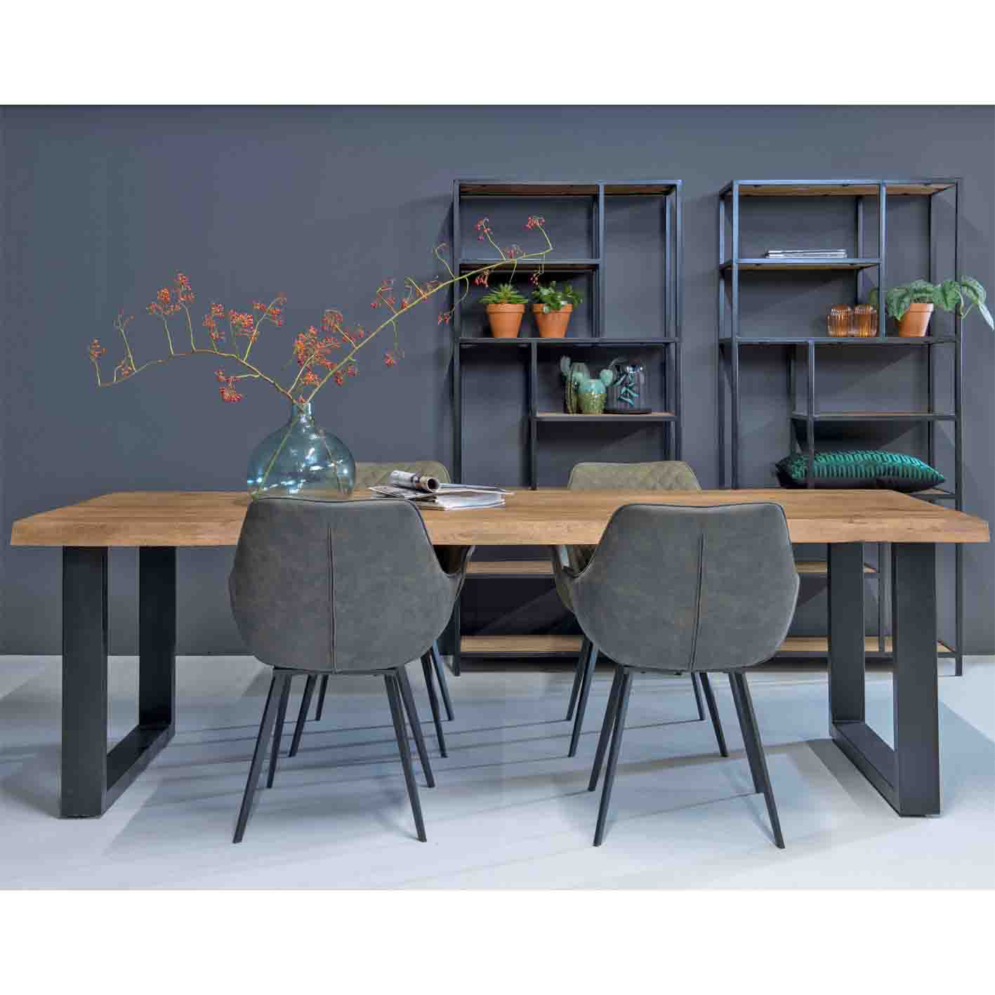 Esstisch Mango Holz mit Baumkante "SANTANA" 180 - 240 cm