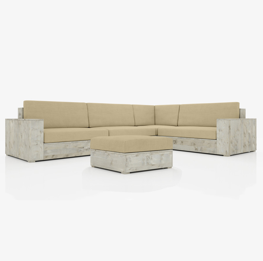 Bauholz - Luxus Lounge / Lounge - Eckbank XXL  "COFETE"