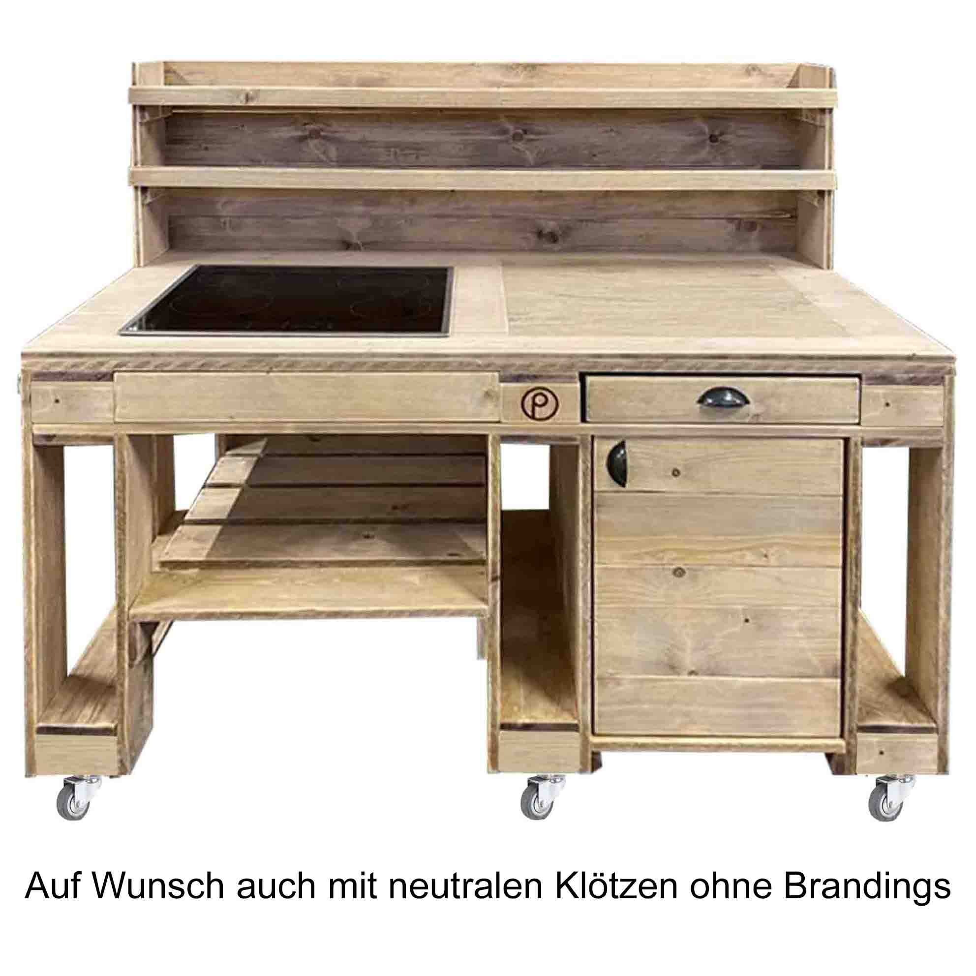 Palettenmöbel Grilltisch - Outdoorküche  "PERTHONE Kitchen -L"