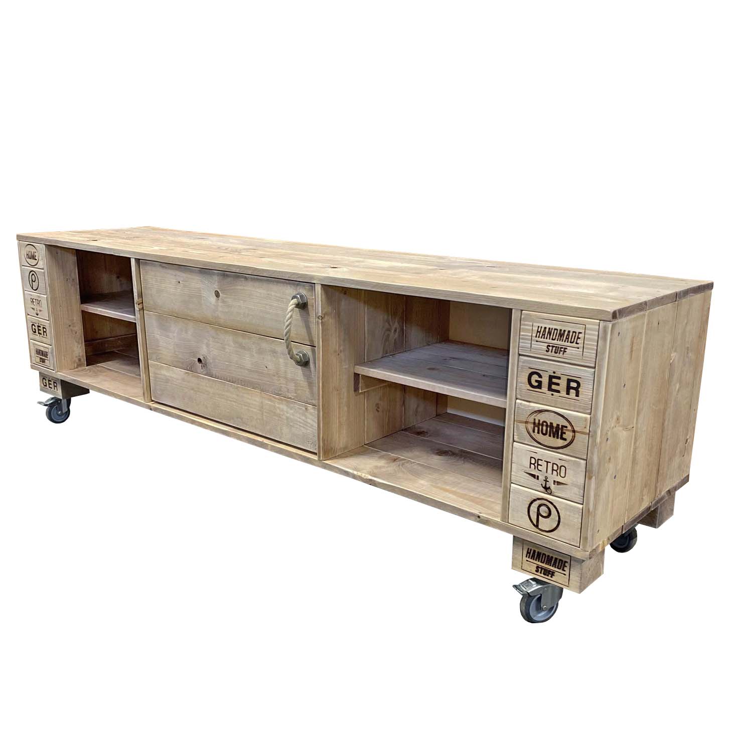 Palettenmöbel  Sideboard, Kommode, TV-Board "KAPALUA 198 cm"