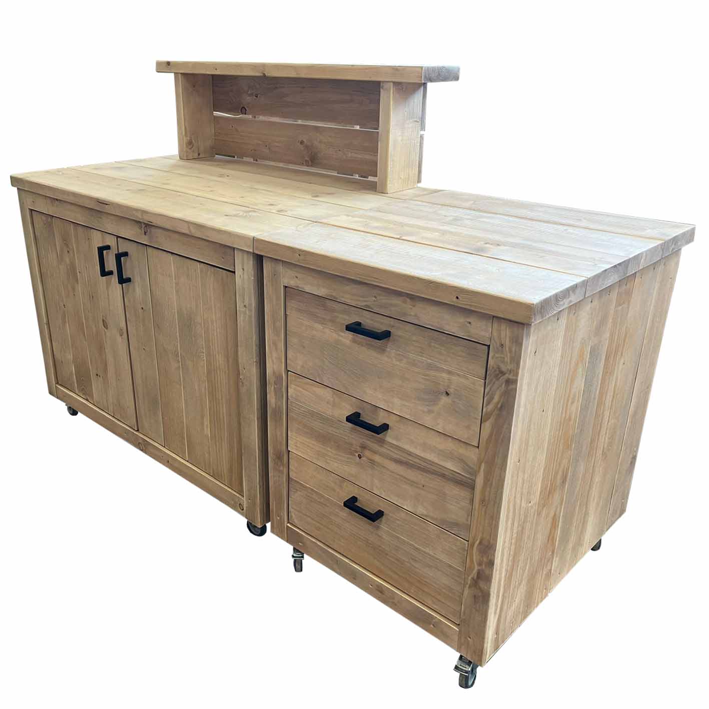Bauholz Style: Grilltisch - Outdoorküche - Bar - Tresen - "PERTHONE WOOD-TWO TOP"