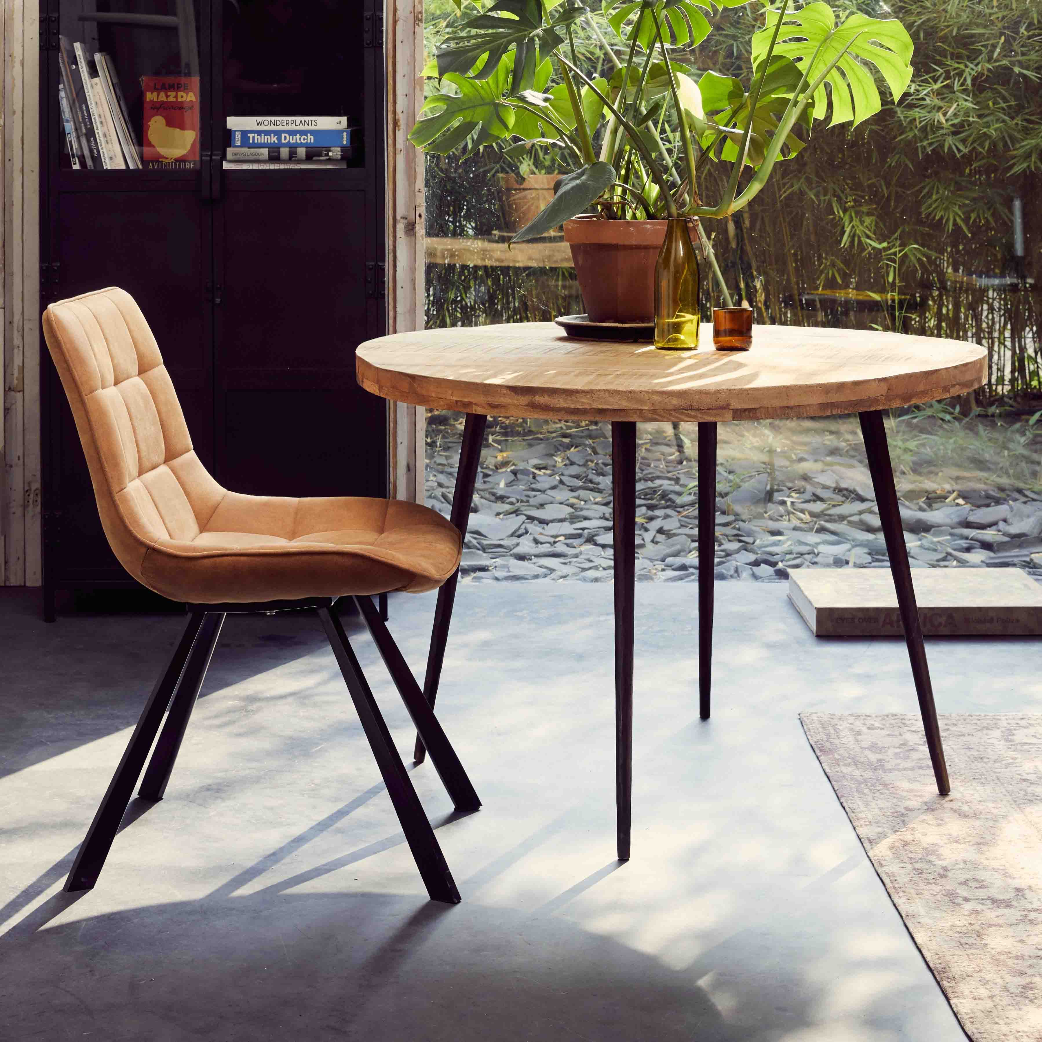 Runder Esszimmertisch Mango-Holz "SABANA