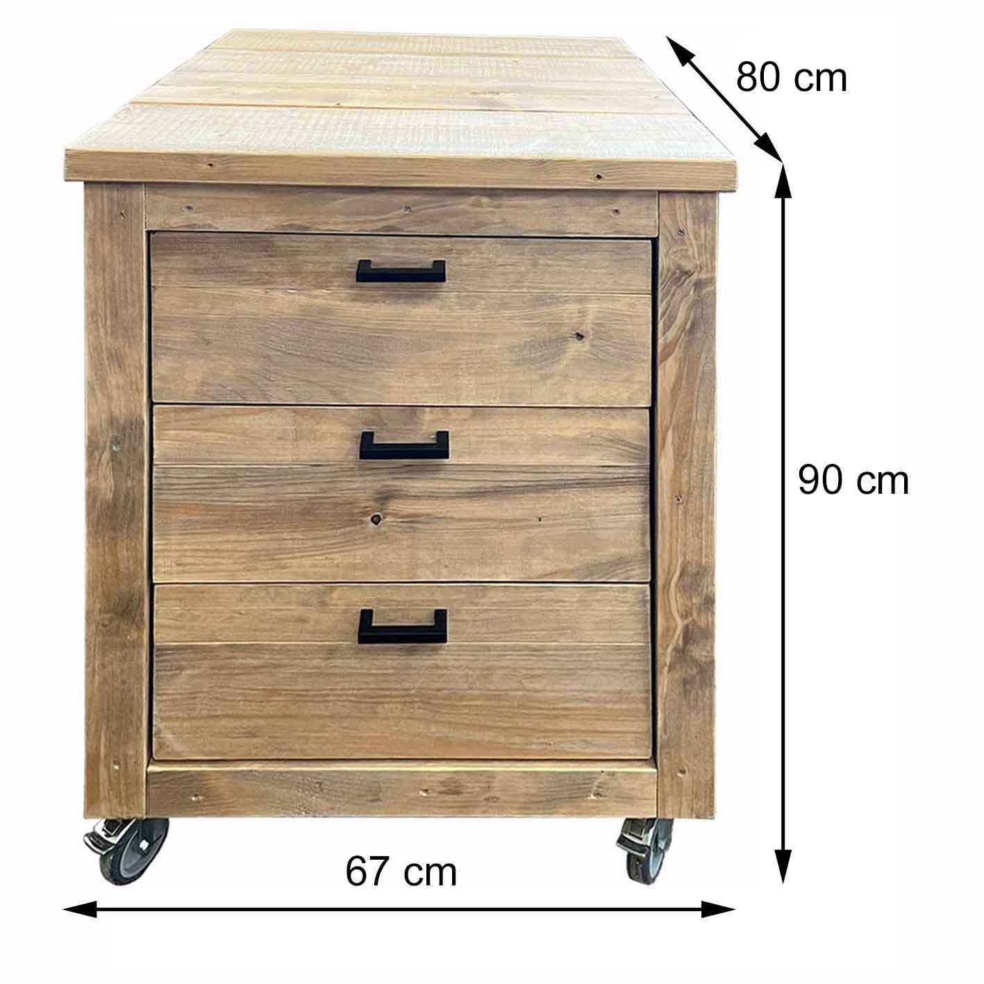 Bauholz Style: Grilltisch - Outdoorküche - Bar - Tresen - "PERTHONE WOOD-TWO TOP"