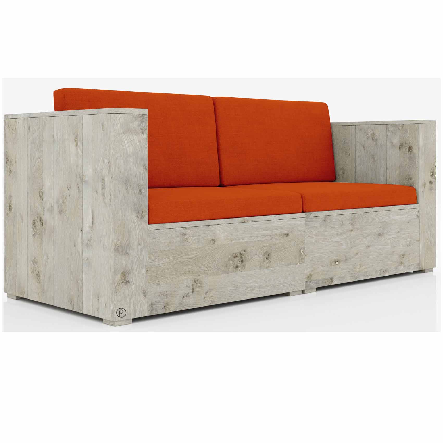 Bauholz - XL Lounge / Garten - Bank "ESQUINZO" Bauholz - XL Lounge / Garten - Bank "ESQUINZO"