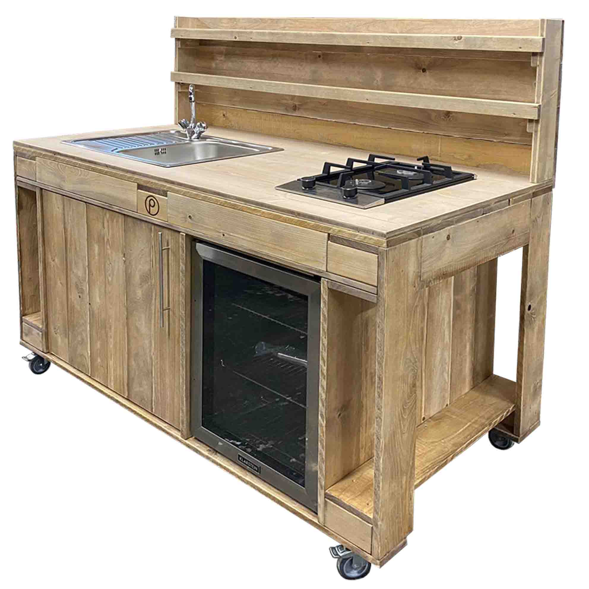 Palettenmöbel Outdoorküche - Grilltisch - Grillstation  "PERTHONE -Kitchen XXL"